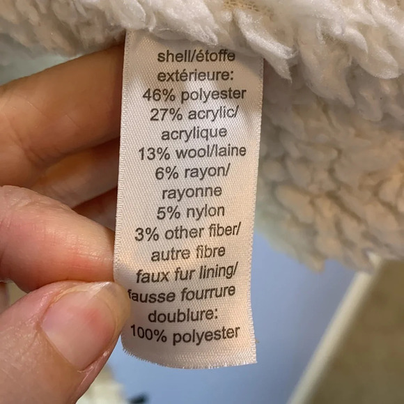 Maurice’s wool blend sherpa lined green tartan plaid fuzzy soft warm vest cinch - Picture 8 of 12